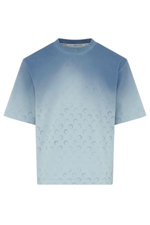 Maglietta Moon Faded Jersey Loose Fit MARINE SERRE | UTT001ACJER0070BL05